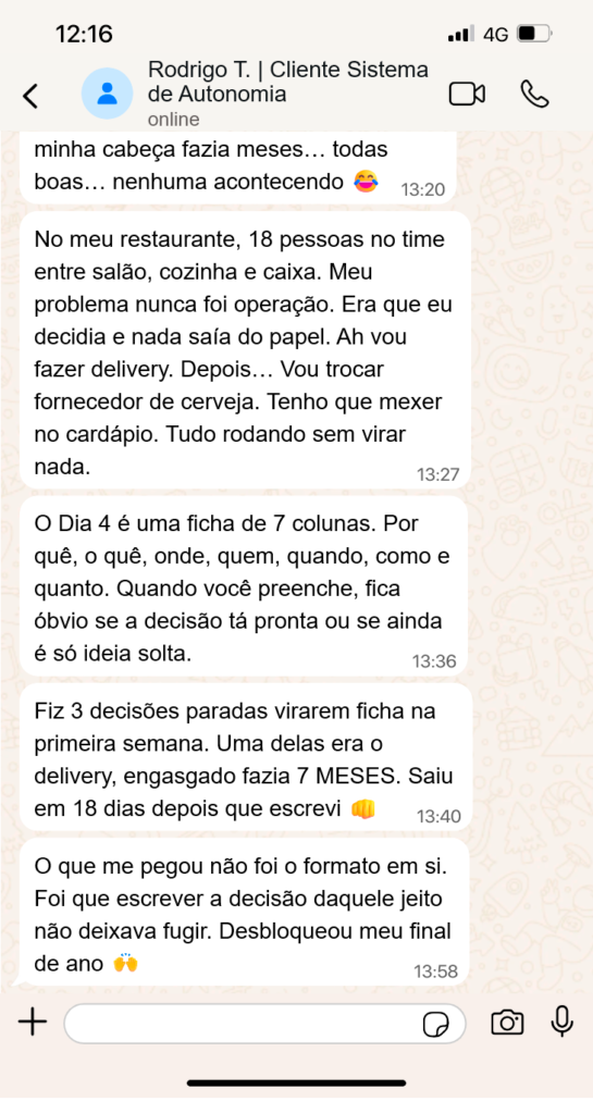 Diego M., reforma residencial, 38 funcionários · Florianópolis (SC)